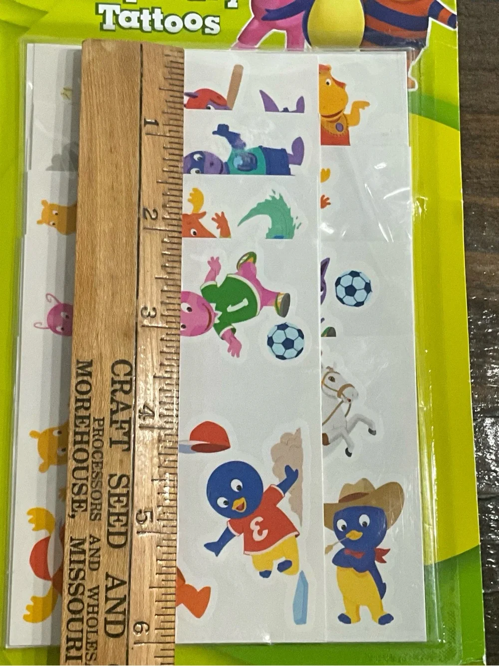 Nickelodeon 2008 The Backyardigans Temporary Tattoos Party Favor NOS
